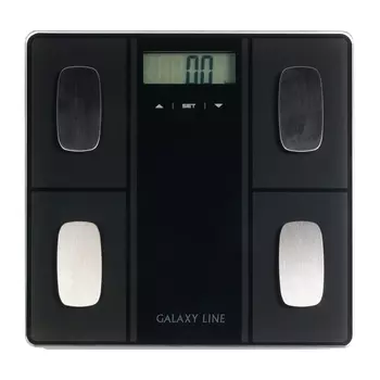Весы напольные многофункциональные электронные GALAXY LINE GL 4854 ЧЕРНЫЕ