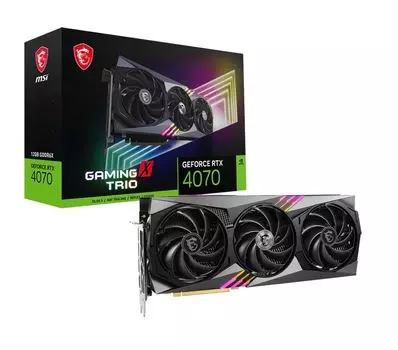 Видеокарта MSI GeForce RTX 4070 GAMING X TRIO 12G