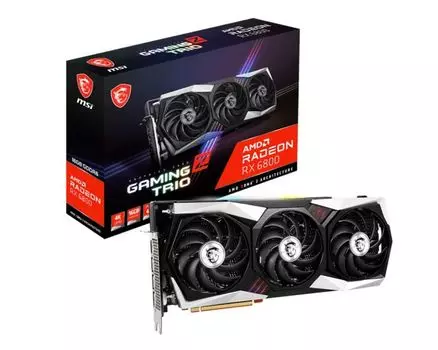 Видеокарта MSI Radeon RX 6800 16384Mb 256 GDDR6 Ret (RX 6800 GAMING Z TRIO 16G)