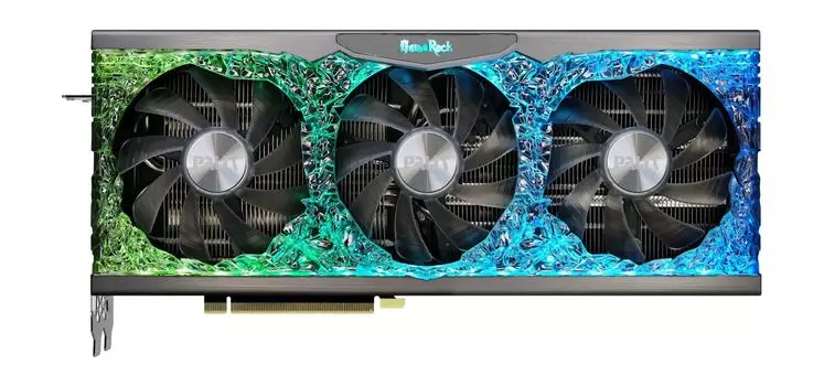 Видеокарта PALIT RTX3090 24GB GAMEROCK OC (NED3090T19SB-1021G) состояние отличное