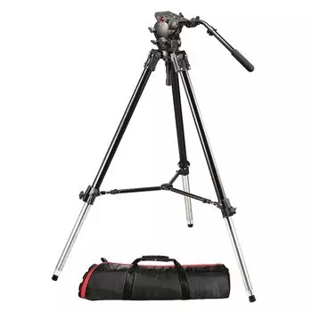 Видеокомплект Manfrotto 526,528XBK-1 (штатив+головка+сумка)