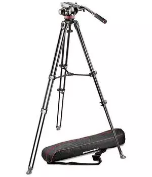 Видеокомплект Manfrotto MVK502AM-1 (штатив+головка) черный