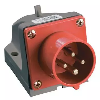 Вилка электрическая наружн. уст. 16А 3P+PЕ 380В IP44 ССИ-514 ИЭК PSR52-016-4
