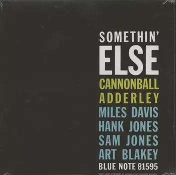 Виниловая пластинка Cannonball Adderley, Somethin' Else (0077774633819)