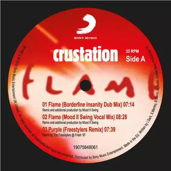 Виниловая пластинка Crustation, Flame (0190758480619)