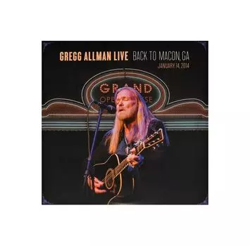 Виниловая пластинка Gregg Allman, Live: Back To Macon, GA (0888072377066)