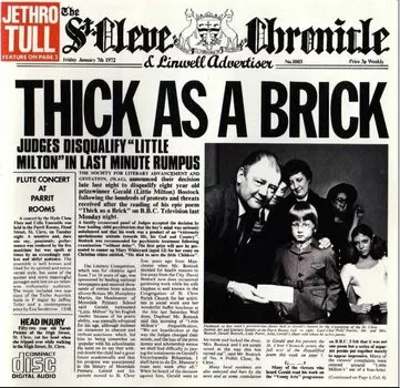 Виниловая пластинка Jethro Tull, Thick As A Brick (0825646139507)