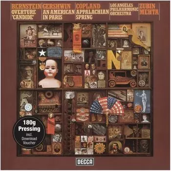 Виниловая пластинка Zubin Mehta, Bernstein, Gershwin &amp; Copland (0028948302482)