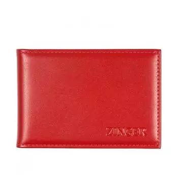 Визитница Zinger Classica CVS-304-1, красная