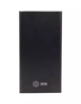 Внешний аккумулятор Cactus CS-PBFSJT-10000 Li-Pol 10000mAh 2.1A+2.1A черный