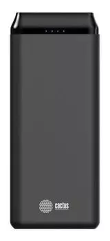 Внешний аккумулятор Cactus CS-PBFSST-20000 Li-Pol 20000mAh 2A+2.4A графит