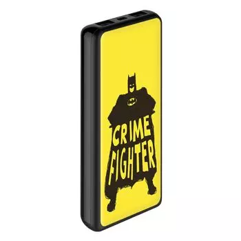 Внешний аккумулятор Deppa 10000 mAh 2 USB 1 MICRO 2.1A Li-pol черный Batman yellow