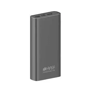Внешний аккумулятор Hiper Metal20K 20000mAh 2.4A 2xUSB темно-серый (METAL 20K SPACE GRAY)