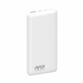 Внешний аккумулятор Hiper MX Pro 10000 10000mAh 3A QC PD 1xUSB белый (MX PRO 10000 WHITE)