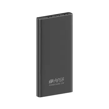 Внешний аккумулятор Hiper Power bank METAL 10K, 10000 mAh Space Gray