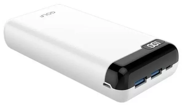 Внешний аккумулятор Red Line GOLF LCD22 (20000 mAh), с LED-дисплеем, белый