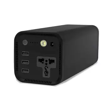 Внешний аккумулятор Rombica NEO Power Station 41 600 мАч алюминий Quick Charge LED 220V черный