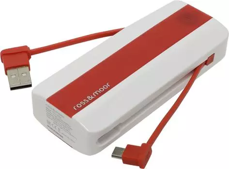Внешний аккумулятор Ross&amp;Moor Power Bank PB-LS004 5200 mAh Red