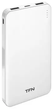 Внешний аккумулятор TFN 10000mAh SlimDuo white