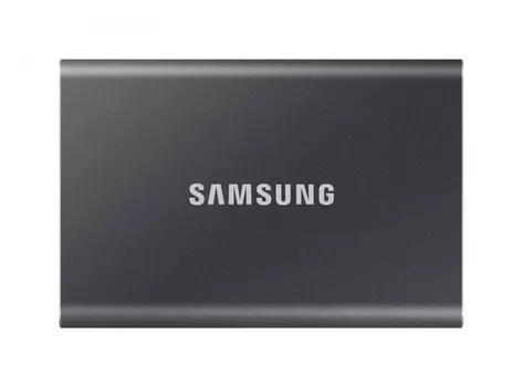 Внешний SSD Samsung Portable SSD T7 Touch 500GB gray (MU-PC500TWW)