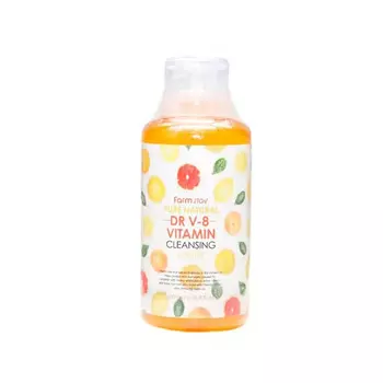 Вода очищающая с витаминами FarmStay Pure Natural Dr V-8 Vitamin Cleansing Water, 500ml