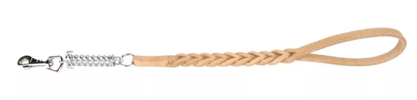 Водилка для собак 0340Б 10 мм плетёная бежевая