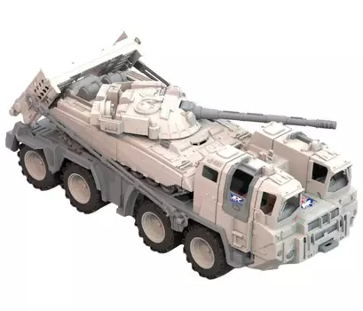 Военный тягач "Арктика" с танком 288