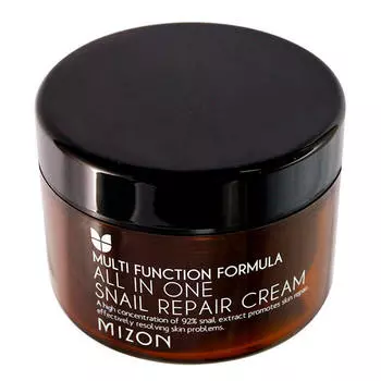 Восстанавливающий крем с экстрактом улитки Mizon All In One Snail Repair Сream, 75 мл