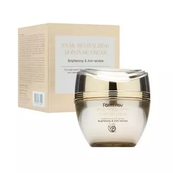 Восстанавливающий крем с муцином улитки, 50мл, FarmStay FarmStay Snail Revitalizing Moisture Cream, 50ml