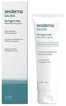 Вяжущая маска Sesderma Salises, 75 мл