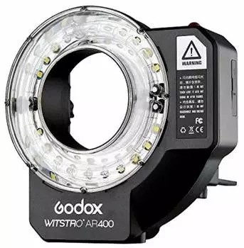 Вспышка кольцевая Godox Witstro AR400 аккумуляторная