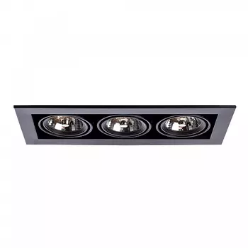 Встраиваемый светильник Arte lamp Cardani Medio A5930PL-3BK