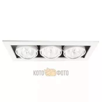 Встраиваемый светильник Arte lamp Cardani Medio A5930PL-3WH