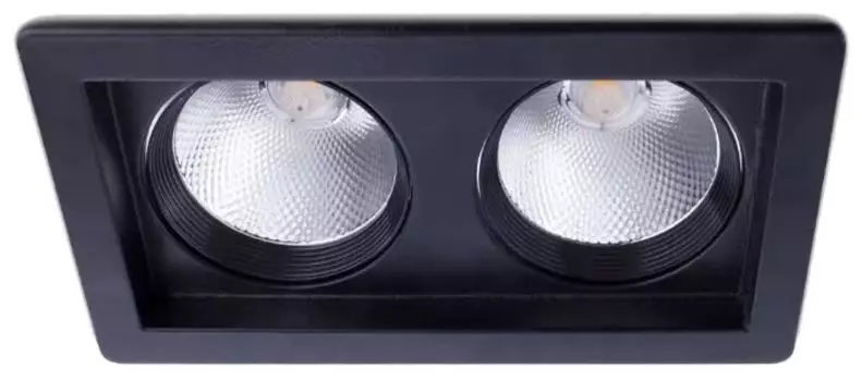 Встраиваемый светильник Arte lamp Privato A7018PL-2BK
