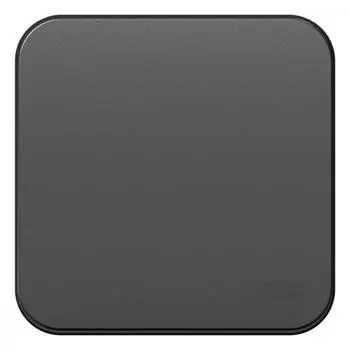 Выключатель 1-кл. ОП Blanca 10А IP20 (сх. 1) 250В с изолир. пластиной антрацит SchE BLNVA101016