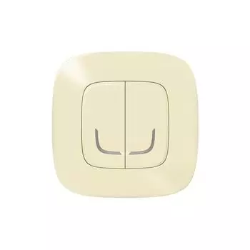 Выключатель умный беспроводной 2-кл. Valena Allure сл. кость Netatmo 752687