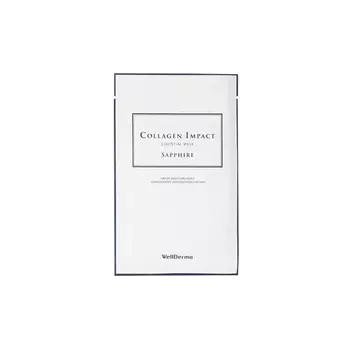 [WELLDERMA] НАБОР Тканевая маска для лица УВЛАЖНЕНИЕ Collagen Impact Essential Mask Sapphire, 10 шт * 25 мл