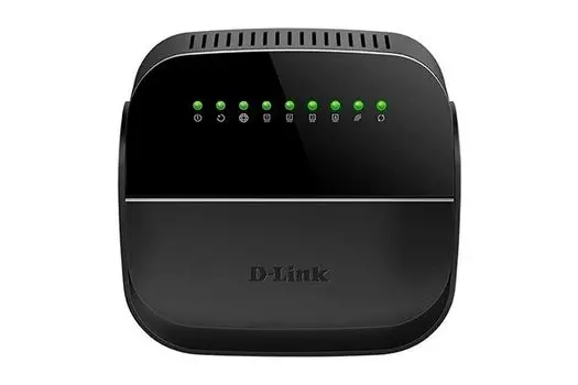 Wi-Fi роутер D-Link DSL-2640U/R1A черный