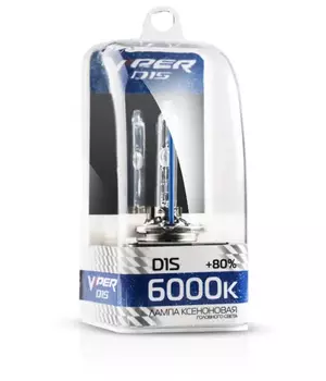 Лампа ксеноновая Viper D1S (6000K), 1шт.