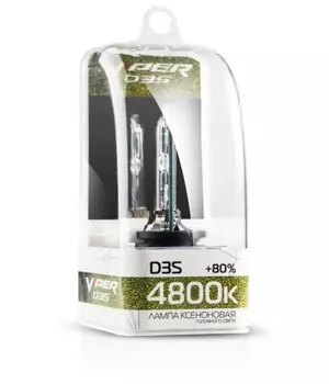 Лампа ксеноновая Viper D3S (4800K), 1 шт.