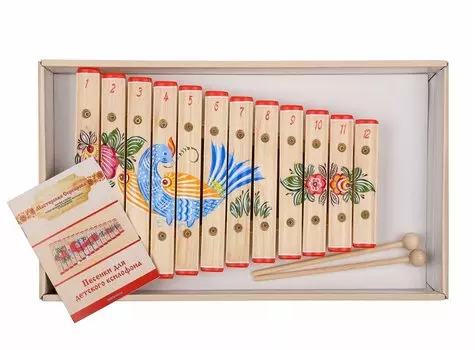 Ксилофон МАСТЕРСКАЯ СЕРЕБРОВА К1-КС -05 диатонический