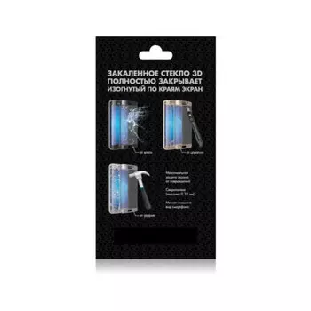 Закаленное стекло DF 3D (fullscreen) для Huawei P30 Pro DF hwColor-94 (black)