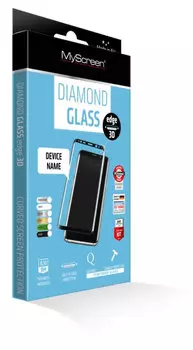 Закаленное защитное стекло MyScreen 3D DIAMOND Glass EA Kit White iPhone 8Plus/7Plus