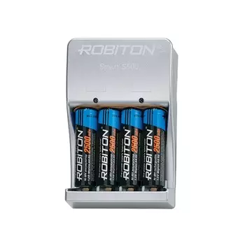 Зарядное устройство Robiton Smart S500 + 4AA 2500 mAh