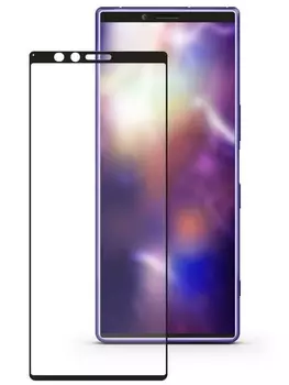 Защитное стекло Ainy для Sony Xperia 1 0.25mm Full Screen Full Glue Cover Black AF-SA1874A