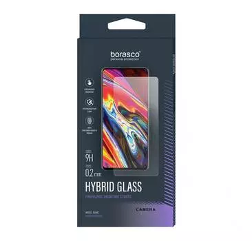 Защитное стекло (Экран+Камера) BoraSCO Hybrid Glass для OPPO A55