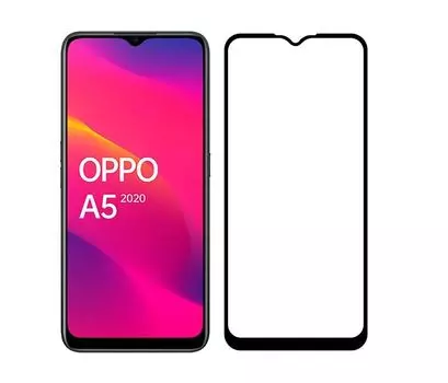 Защитное стекло Krutoff для OPPO A5 2020/A9 2020/A11/A11X/Realme 5 Premium Black (22777)