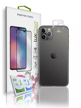 Защитное стекло LuxCase для камеры APPLE iPhone 11 Pro 82025