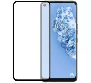 Защитное стекло PERO Full Glue для TECNO CAMON 17, черное
