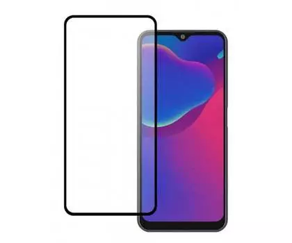 Защитное стекло PERO Full Glue для ZTE BLADE V2020, черное